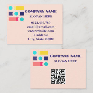 Minimalist IT Consultant Software Developer Square Business Card