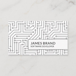 Minimalist IT Professionals Business Card