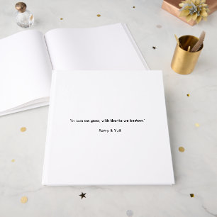 Minimalist Japandi Wedding Invitation MAHABAH love Guest Book