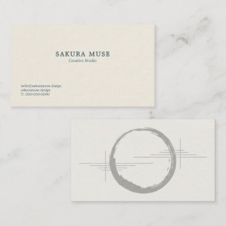 Minimalist Japanese Business Card
