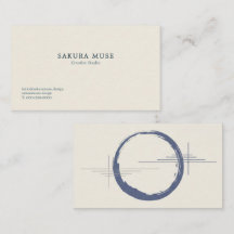 Minimalist Japanese Business Card