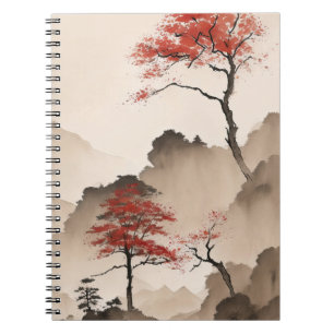 Minimalist Japanese Coastline Notebook