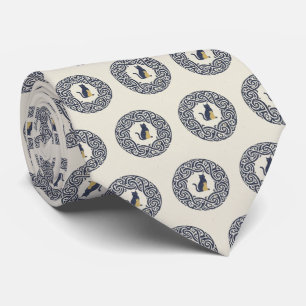 Minimalist Japanese Geometric Patterns Tie