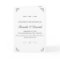 Minimalist Jewish Wedding Program
