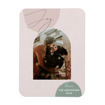 Minimalist Joy Holiday Photo | Modern Christmas