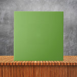 Minimalist Joyous Green Plain Solid Colour #73A942 Ceramic Tile<br><div class="desc">Minimalist Joyous Green Plain Solid Colour #73A942</div>