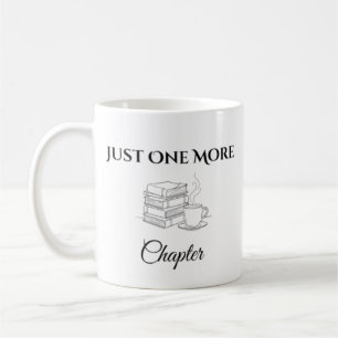 Minimalist Just One More Chapter Book Mug