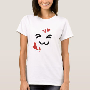 Minimalist Kawaii Cute Cat T-Shirt