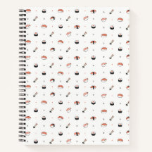 Minimalist Kawaii Sushi Pattern Cute Japanese Food