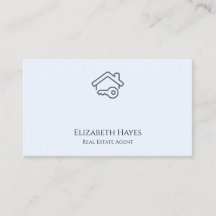 Minimalist key and home icon line art real estate