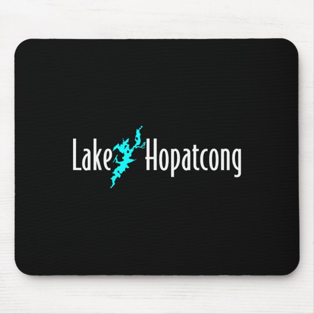 Minimalist Lake Hopatcong - New Jersey  Mouse Pad (Front)