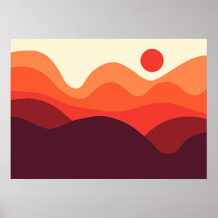 Minimalist Landscape 190821(01) Poster