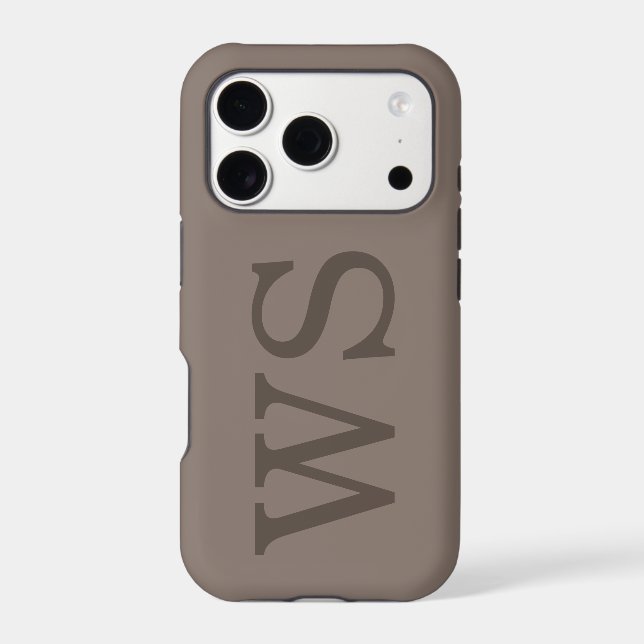 Minimalist Large Monogram Initial Quiet Luxury (Back)