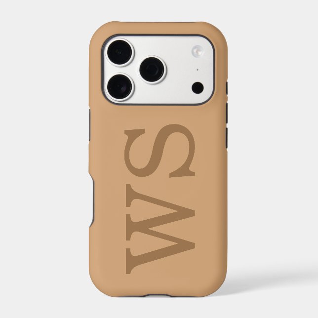 Minimalist Large Monogram Initial Quiet Luxury (Back)