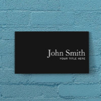 Minimalist Lawyer Attorney Plain Black QR Code