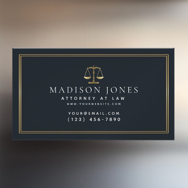 Minimalist Lawyer Professional Business Card (Creator Uploaded)