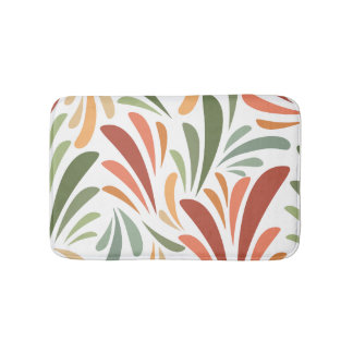Minimalist leaf bath mat