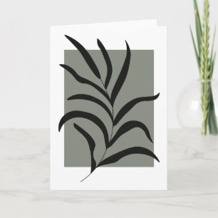Minimalist Leaves  Card