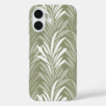 Minimalist Leaves Green Nature Art