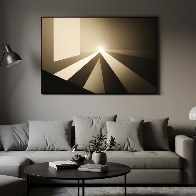 Minimalist Light and Shadow Poster (Creator Uploaded)