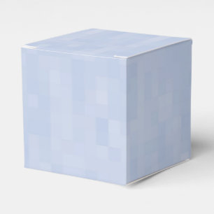 Minimalist light blue abstract pattern elegant favour box