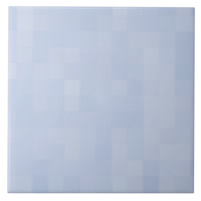 Minimalist Light blue abstract pattern modern Ceramic Tile (Front)