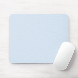 Minimalist light blue solid plain elegant mouse pad