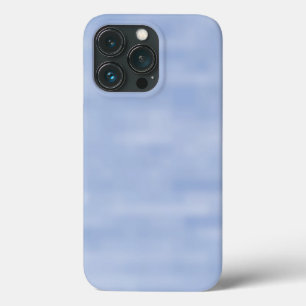 Minimalist light blue white sky abstract pattern iPhone 13 pro case