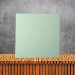 Minimalist Light Celadon Green Plain Solid Colour  Ceramic Tile<br><div class="desc">Minimalist Light Celadon Green Plain Solid Colour</div>