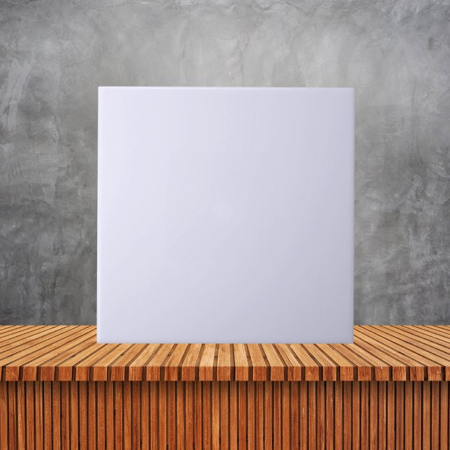 Minimalist Light Lilac Purple Plain Solid Colour   Ceramic Tile (Creator Uploaded)