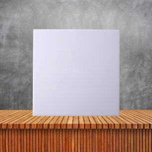 Minimalist Light Lilac Purple Plain Solid Colour   Ceramic Tile