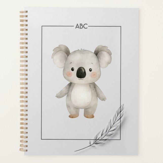 Minimalist Line Art Frame Planner (Front)