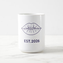 Minimalist Line Art Lips Abstract Continuous Line