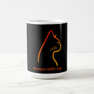 Minimalist Line Art Pet Portrait Coffee Mug