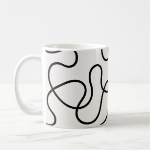 Minimalist Line Weave Coffee Mug