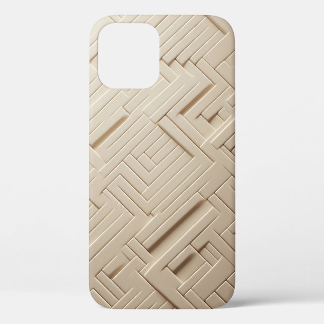 Minimalist Liquid Wave Abstract Phone Case  (Back)