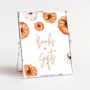 Minimalist Little Pumpkin Books and Gifts Poster