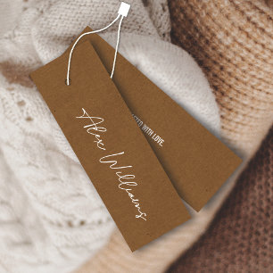 Minimalist Logo Business Hang Tag Card