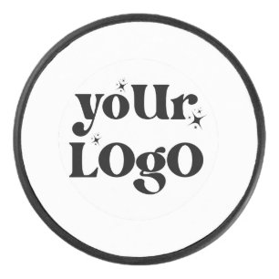 Minimalist Logo Business Hockey Puck