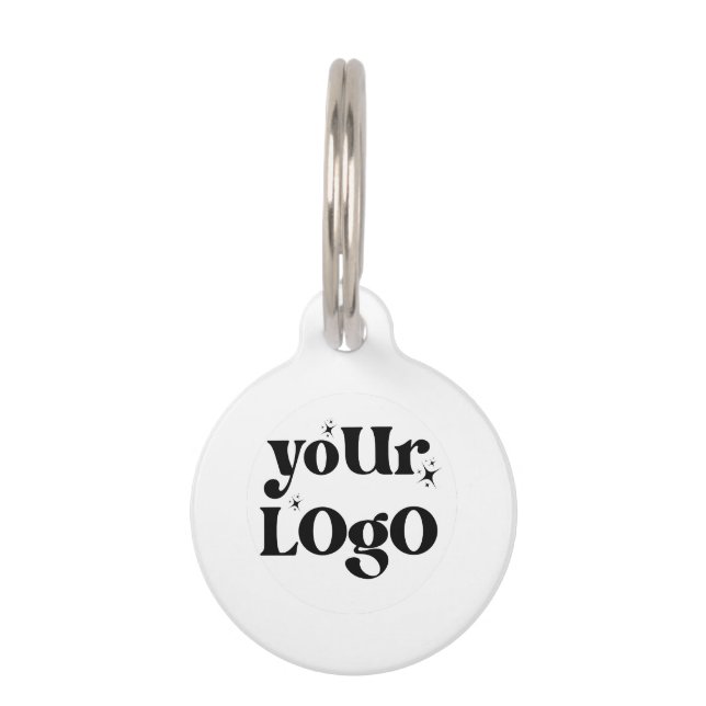 Minimalist Logo Business Pet Tag (Front)