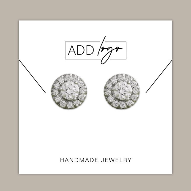 Minimalist Logo Earrings Bracelet Display Cards (Minimalist Logo Earrings Bracelet Display Cards)