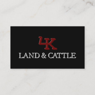 Minimalist Logo Embossed Effect Business Card