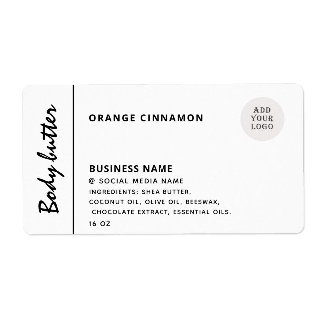 Minimalist logo typography black white product  la (Front)