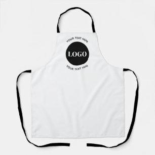 Minimalist Logo With Text Business  Apron