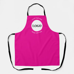 Minimalist Logo With Text Business Apron