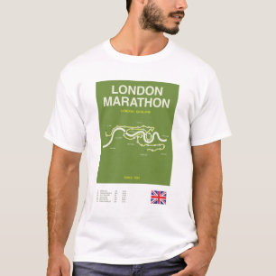 Minimalist London Marathon Line Print Tee