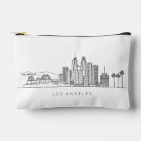 Minimalist Los Angeles Skyline Illustration