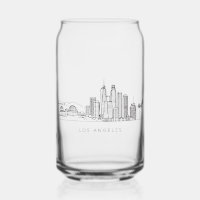 Minimalist Los Angeles Skyline Illustration
