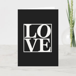 Minimalist Love Bold Card