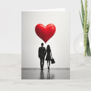 Minimalist Love Couple Card